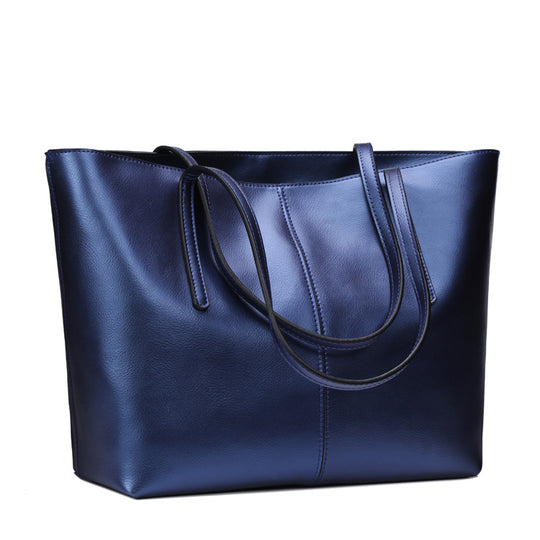 All-Match Leather Tote — Women&
