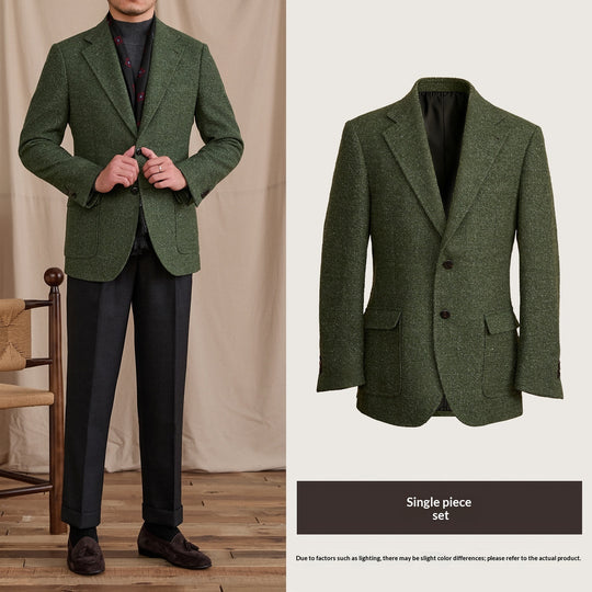 Heavyweight Wool Blazer — Men&