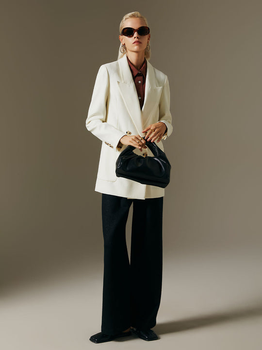Tailored Wool Blazer — Women&