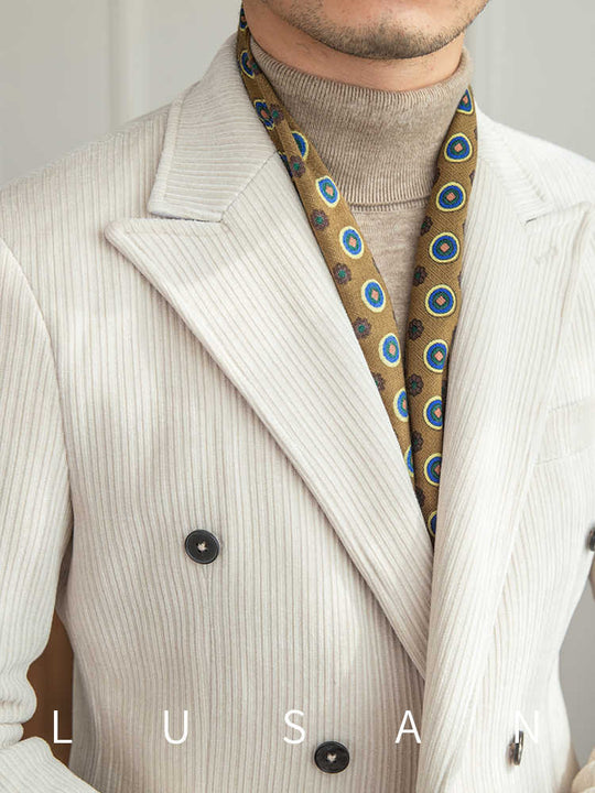 Double-Breasted Suit Set — Men&