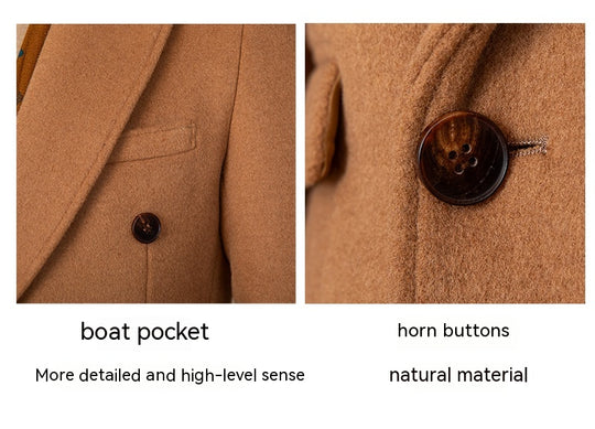 50% Wool Thermal Mid-Length Jacket — Men&