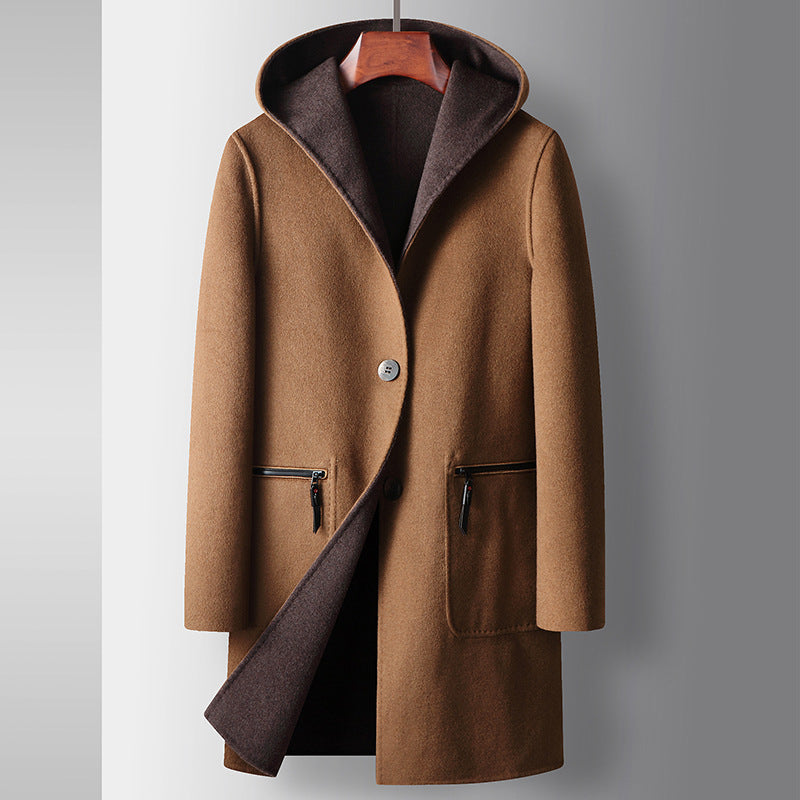 ShopBAM — Reversible Hooded Wool Coat