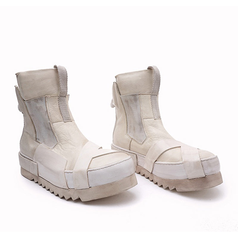 Handmade Retro Thick-Soled Casual Shoes — Men&