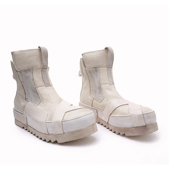 Handmade Retro Thick-Soled Casual Shoes — Men&