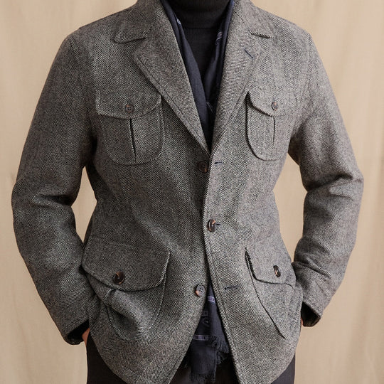 Wool Suit Collar Business Jacket — Men&