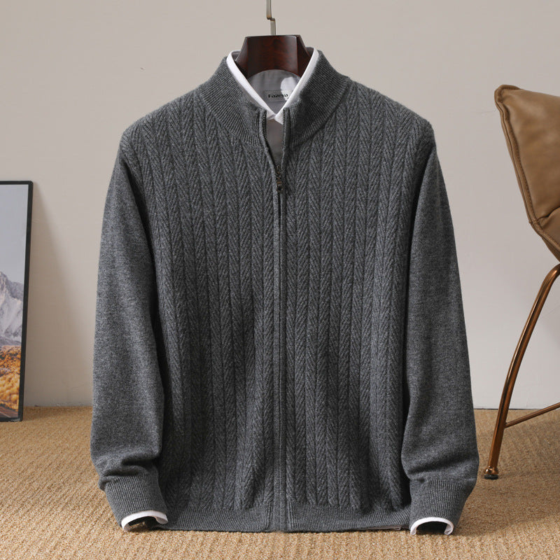 Twisted Knit Cardigan Coat