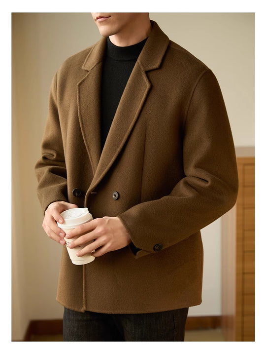 Double-Sided Wool Coat — Men&