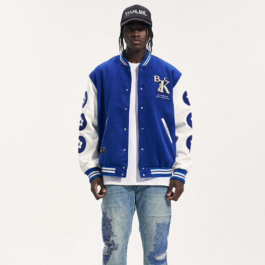 Baseball Jacket Men's High Street Coat