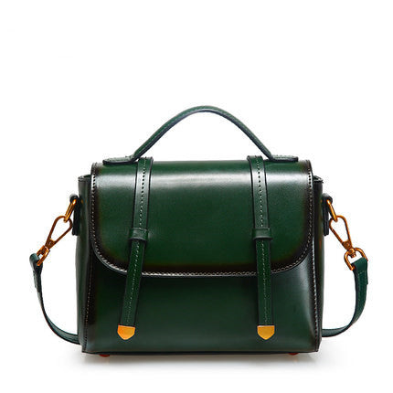 Genuine Leather Shoulder Bag — Women&