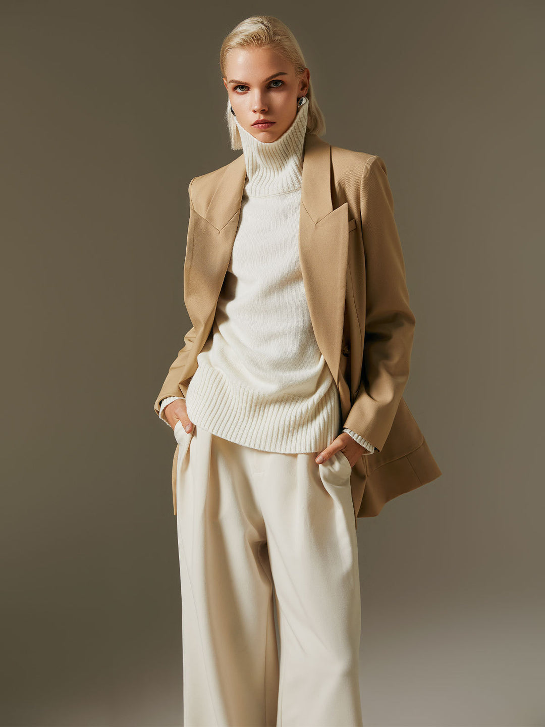 Tailored Wool Blazer — Women&