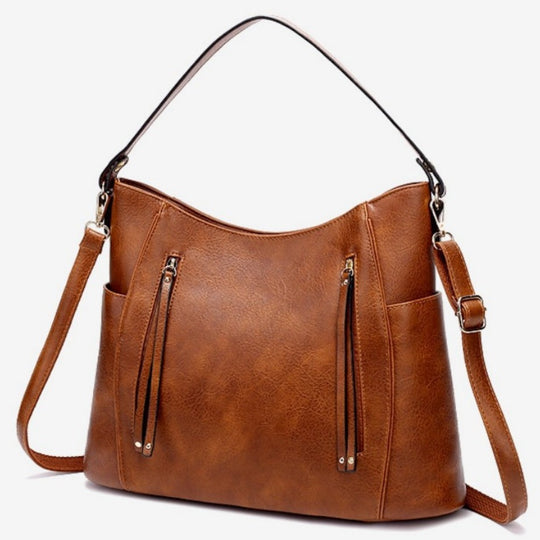 Vintage Leather Hobo Bag — Women&