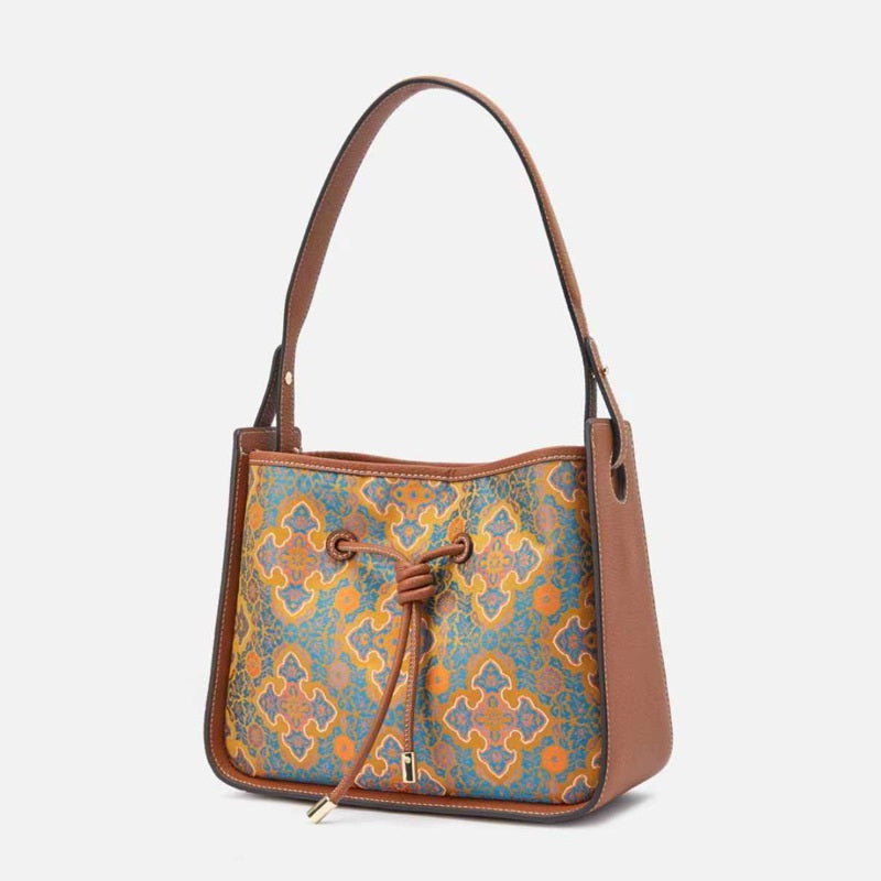 Genuine Leather Underarm Bag — Women&