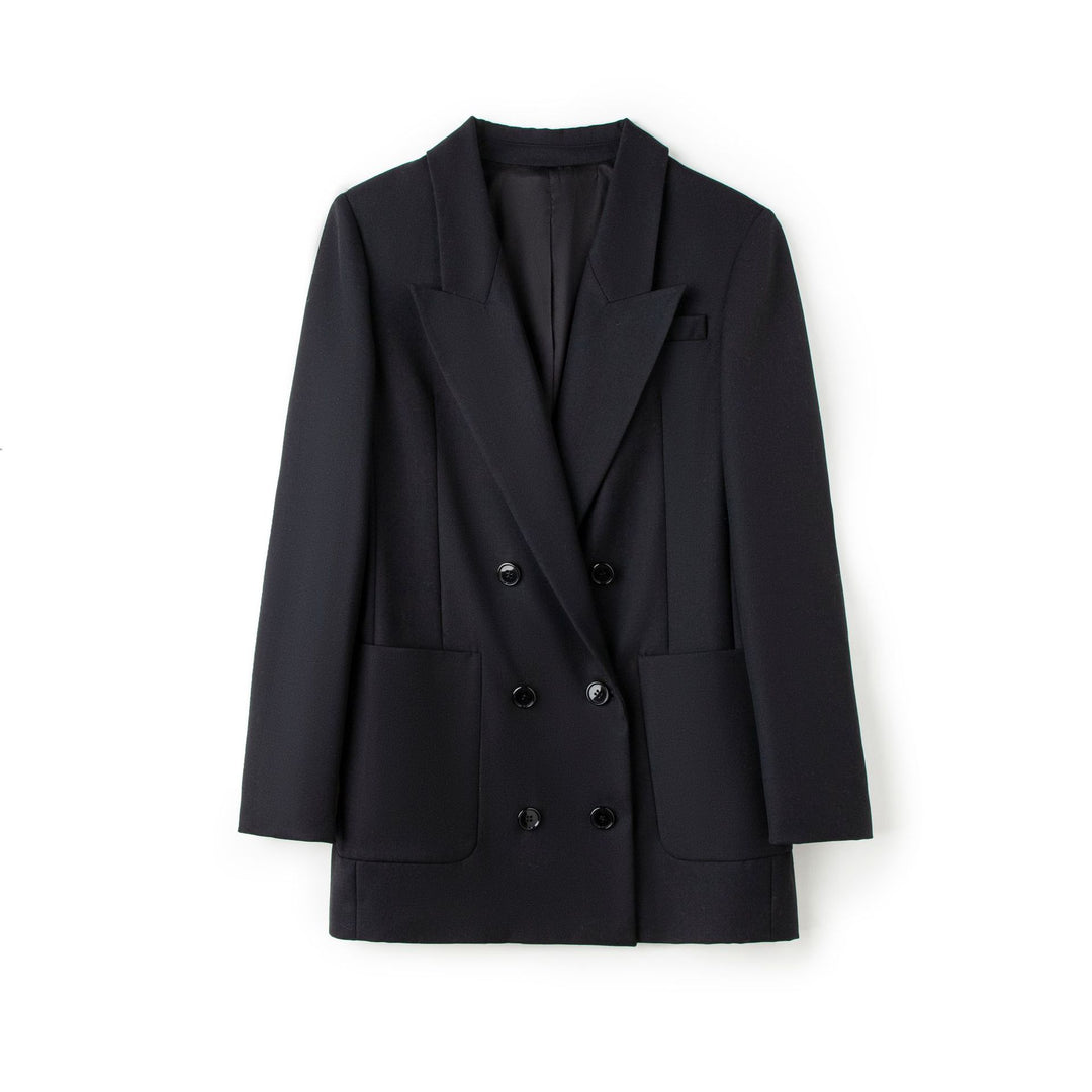 Tailored Wool Blazer — Women&