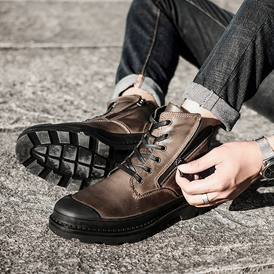 Velvet Lined Non-Slip Winter Martin Boots