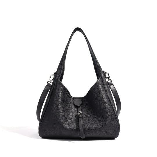 Minimalist Leather Shoulder Bag — Women&