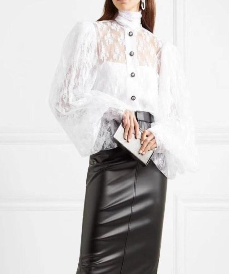 Embroidered Lace Top