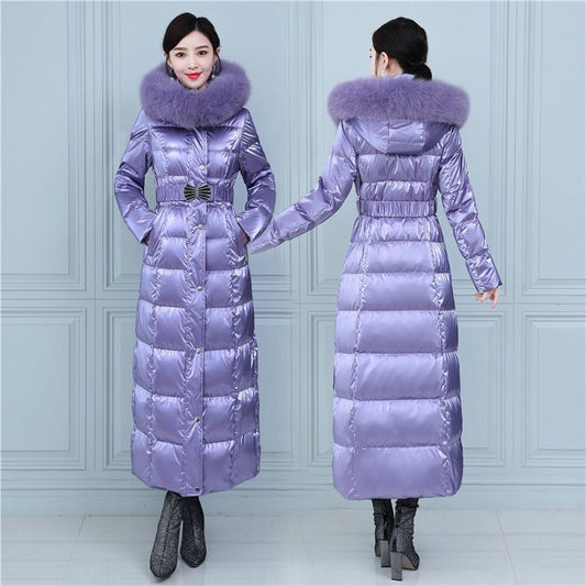 Extra Long Northeast Thickened Women's Winter Coat