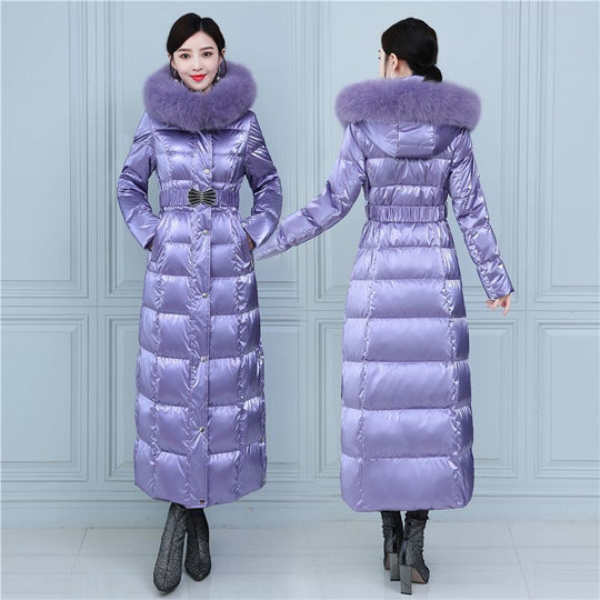 ShopBAM — Extra Long Winter Coat — Duck Down, Chenille