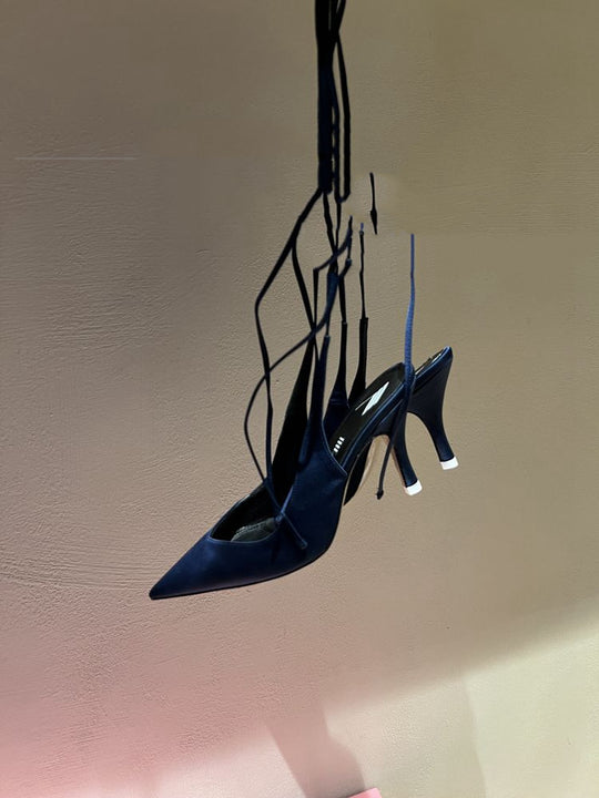 Pointed Ankle Strap High Heel Sandals — Women&