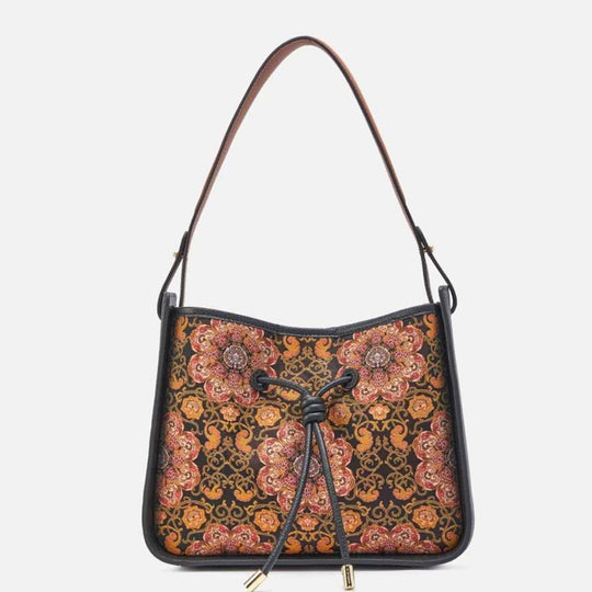Genuine Leather Underarm Bag — Women&