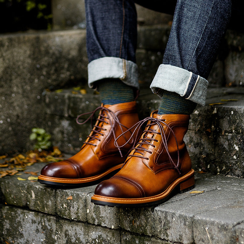 Retro Martin Boots — Men&