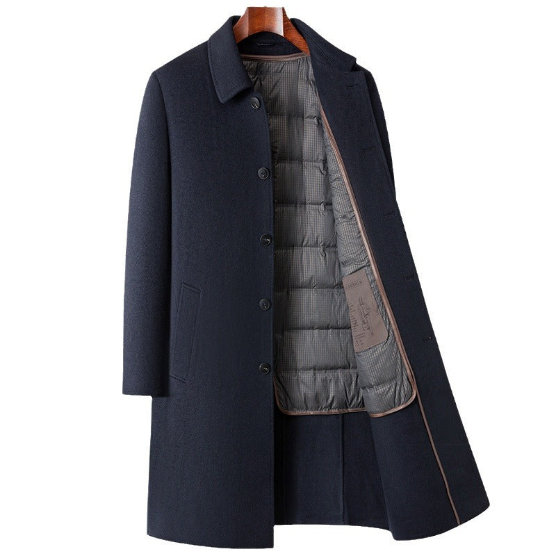 Double-Sided Wool Overcoat — Men&