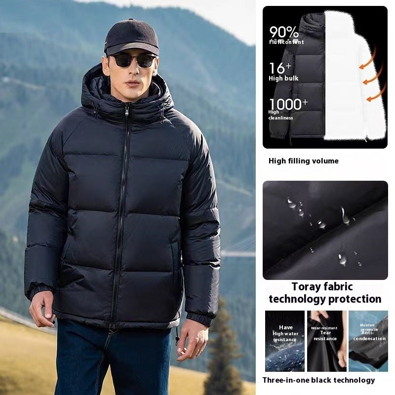 Duck Down Winter Bomber — Unisex Hooded