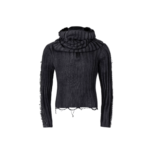 Safety Pin Turtleneck Sweater — Men's