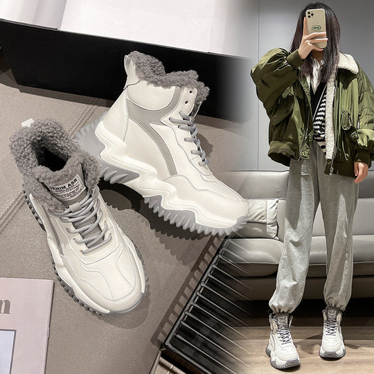 ShopBAM — Plush Cotton-Lined Snow Boots — Women&