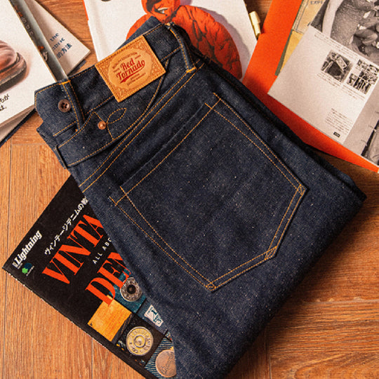 ShopBAM — Fashion Loose Straight Denim — Indigo