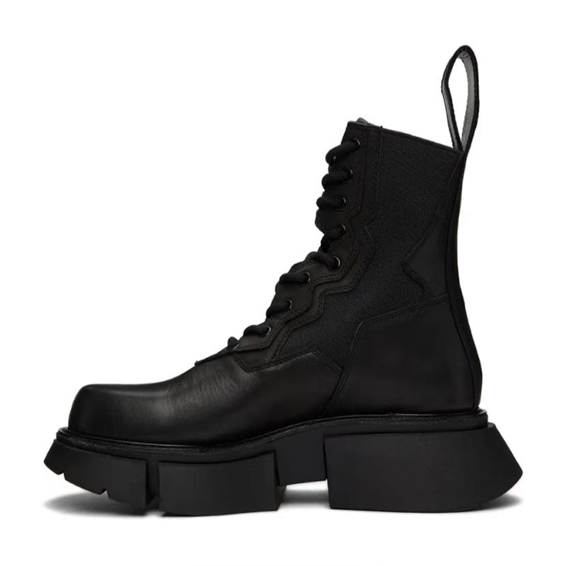 Leather Martin Boots — Men&
