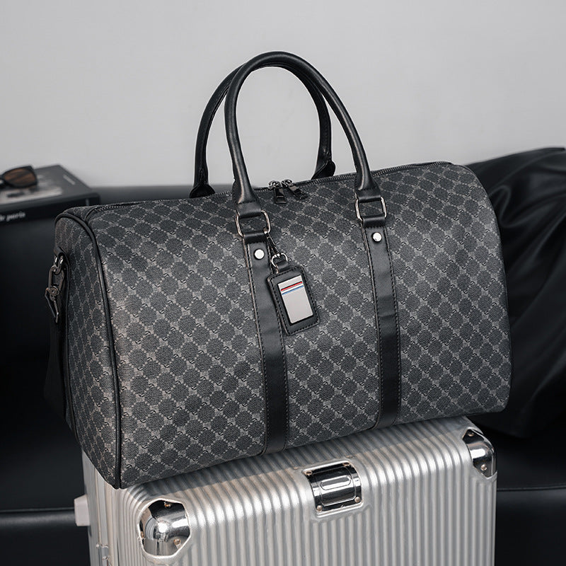 Plaid Travel Handbag