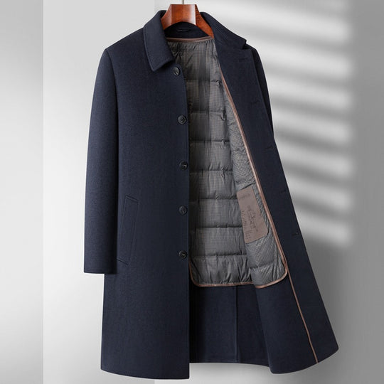 Double-Sided Wool Overcoat — Men&