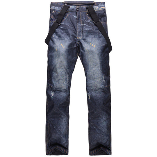 ShopBAM — Waterproof Denim Ski Pants — Performance Black