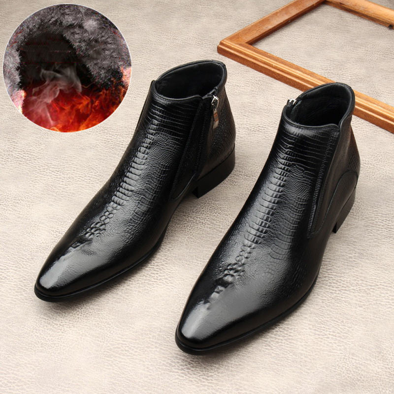 Martin Pointed Casual English Shoes Versatile