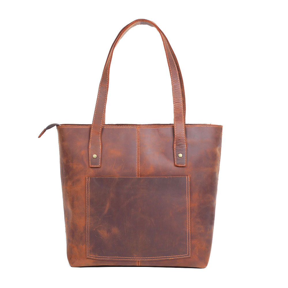 Leather Shoulder Bag — Unisex