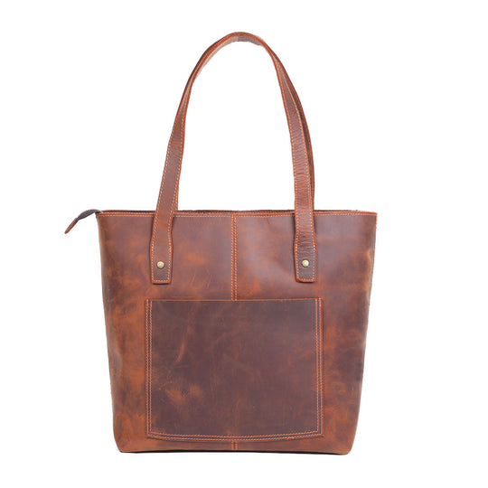 Leather Shoulder Bag — Unisex