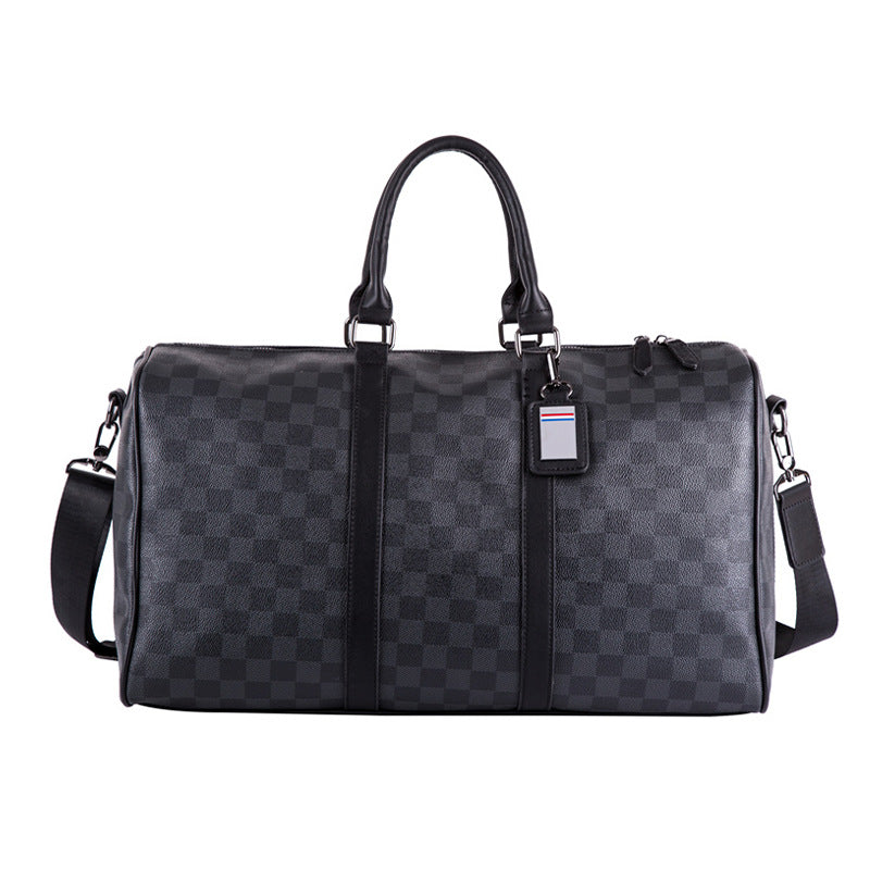 Plaid Travel Handbag