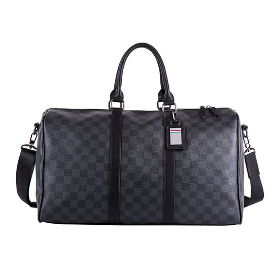 Plaid Travel Handbag