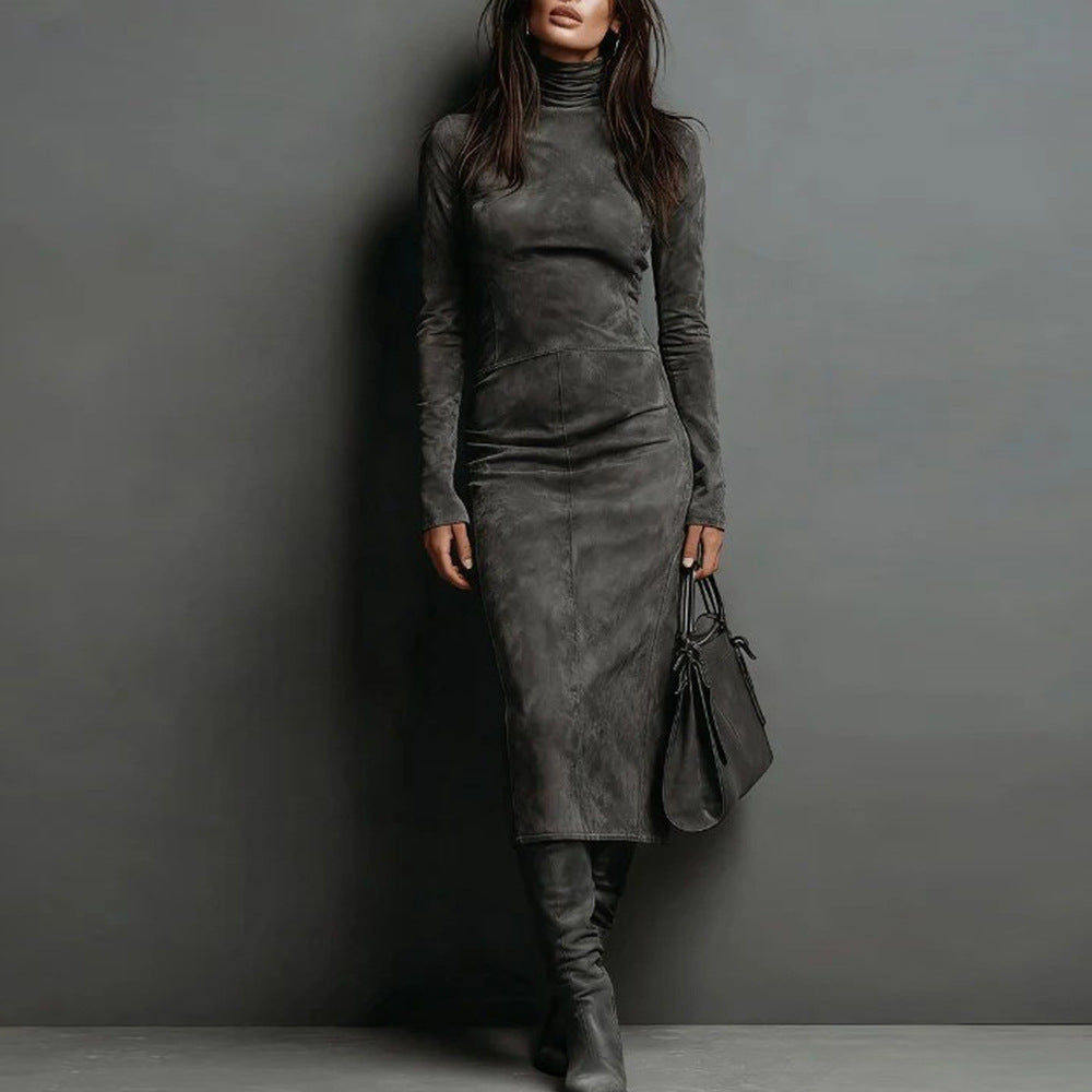 Turtleneck Bodycon Pencil Dress — Women&
