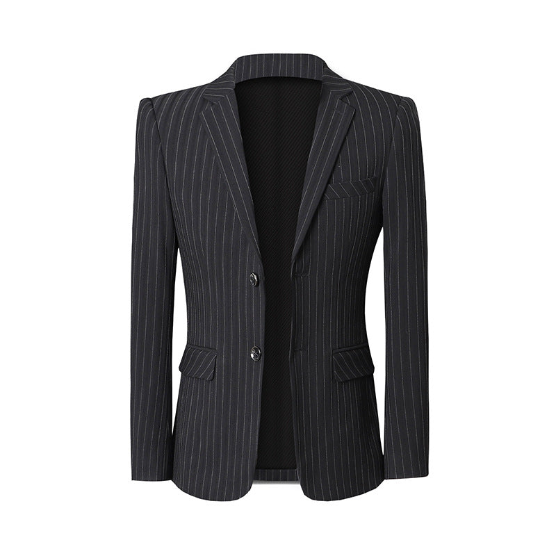 Striped Three-Piece Suit Set — Men&