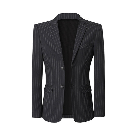 Striped Three-Piece Suit Set — Men&