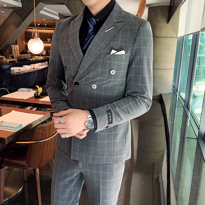 ShopBAM — Casual Business Three-Piece Slim Suit — Men's
