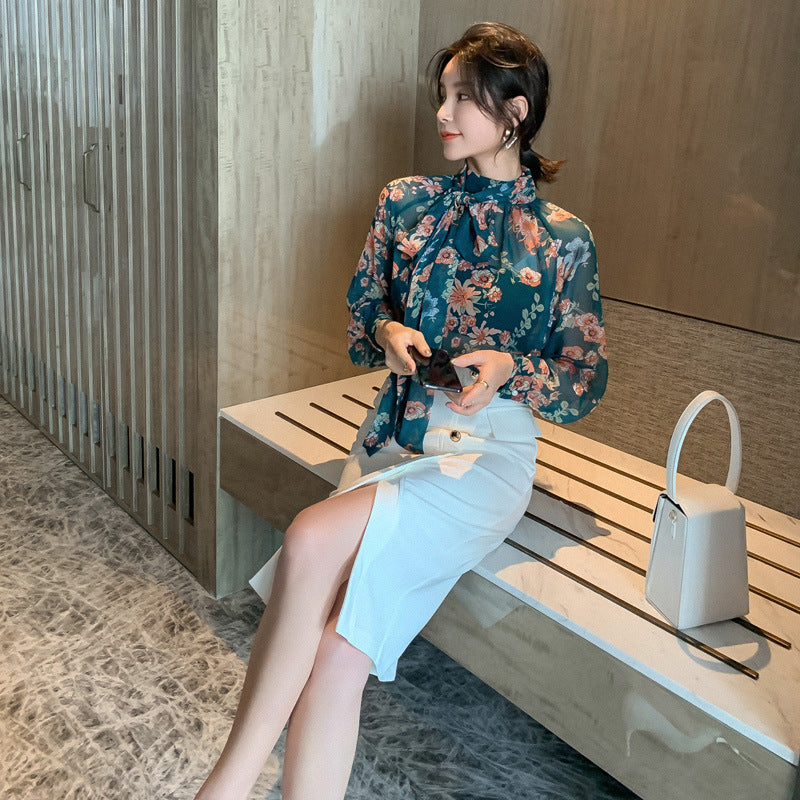 Fairy Floral Lantern Sleeve Shirt — Women&