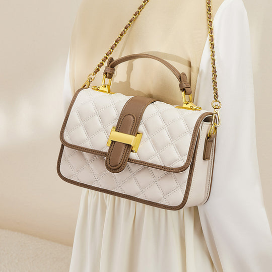 ShopBAM — Cowhide Crossbody Handbag — Women&