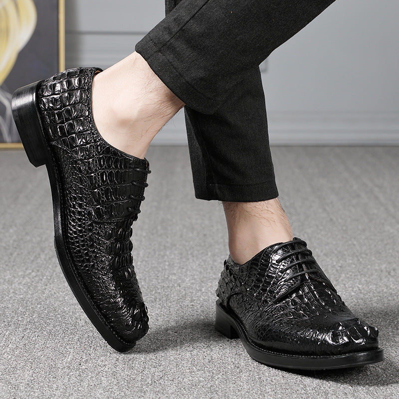 ShopBAM — Handmade Crocodile Leather Formal Shoes — Men's