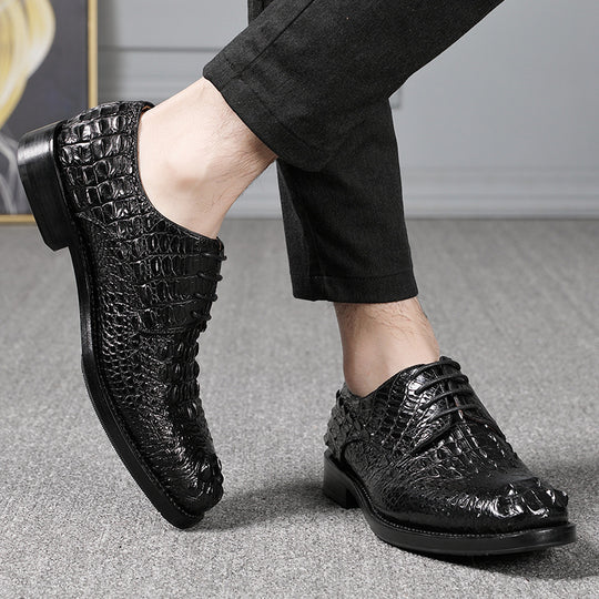 ShopBAM — Handmade Crocodile Leather Formal Shoes — Men&