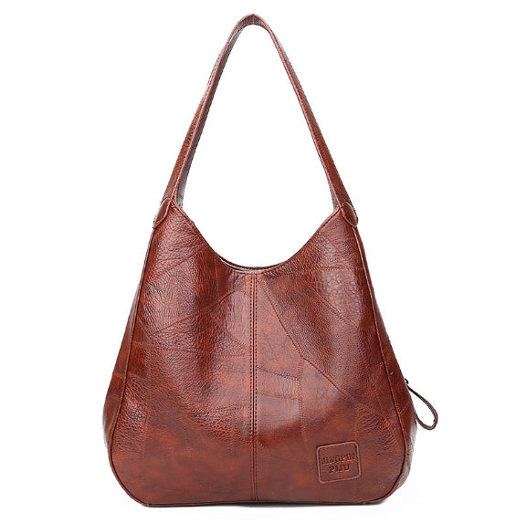 Vintage Leather Shoulder Bag — Women&
