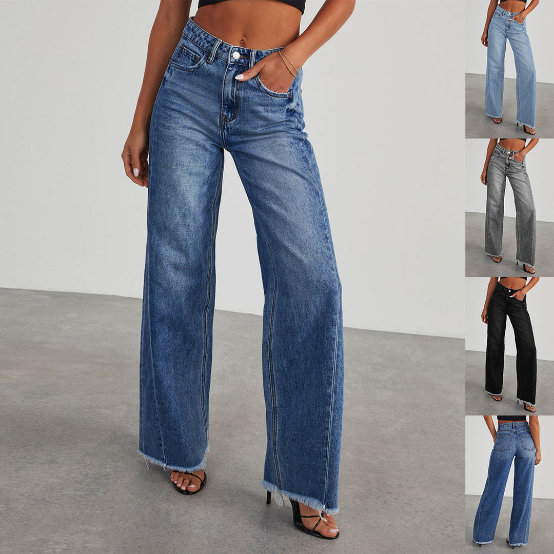 ShopBAM — High-Waist Wide-Leg Jeans — Women's
