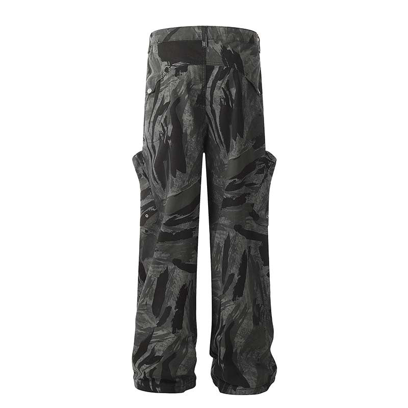 Graffiti Camo Straight Jeans — Women&